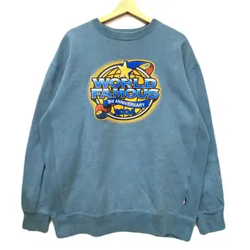 04년 nitrow 3주년 WORLD FAMOUS 맨투맨 XL 사이즈