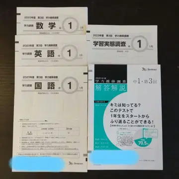 학력 추이 조사 제3회 1월 실시