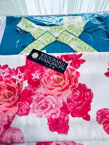 파란색 하카마와 기모노 세트 미사용품