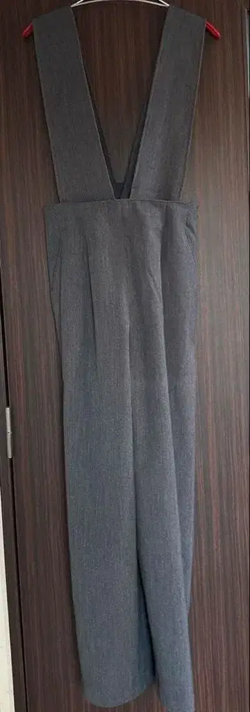 a.v.v standard 와이드 서스펜더 포함 팬츠 그레이 M