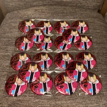 하이큐 애니메이션 데크 홀로그램 캔뱃지 종이비행기 코즈메 켄마 20개