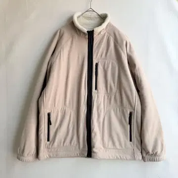 데드 올드 유니클로 무스탕 라이크 플리스 보아 자켓 네이비 택 XL