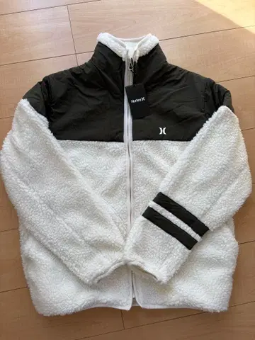 Hurley 플리스 자켓 M 사이즈 화이트 카키