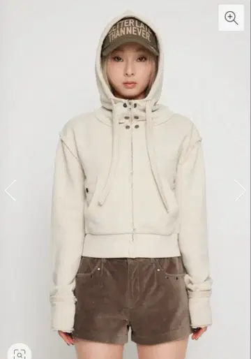 LAGUAGEM DOCKING POCKET 후디 아이보리