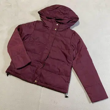 Te chichi 후드 부착 버건디 다운 자켓 M