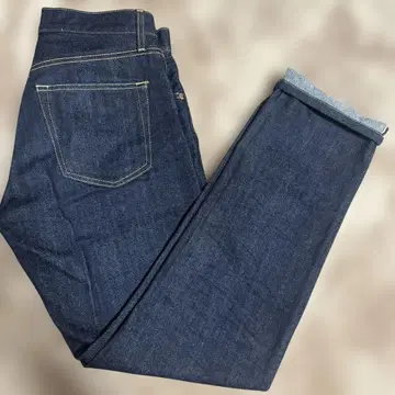 유니클로 셀비지 청바지 29인치 빨간색