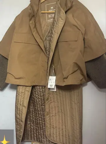 hereiam 베이지 다운 자켓 M 사이즈