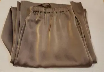 25AW double satin minimal 팬츠 36 브라운D