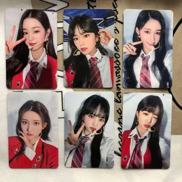 IVE 2022 uni-kon 유니콘 혜택 사전 예약 트레이딩 카드 6장