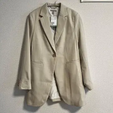 H&M 베이지 테일러드 자켓