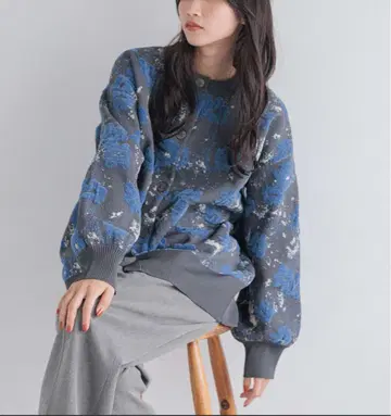 로리즈팜 꽃무늬 가디건 가디건 로리즈팜