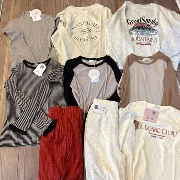 택 포함 묶음 판매 여성용 봄/가을 겨울 의류