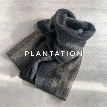 Plantation 그라데이션 머플러 숄 울 계열 그레이