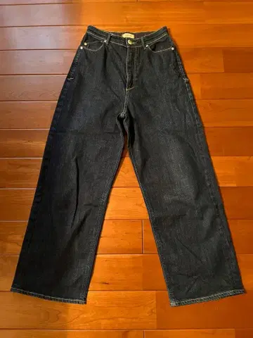 YANUK Joan 다크 데님 와이드 팬츠 26 사이즈