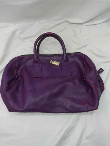 훌라 퍼플 계열 가죽 2WAY 핸드백 여성용