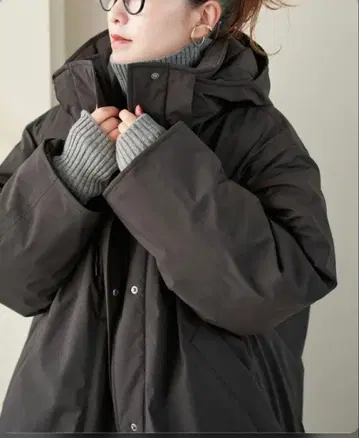 [ 새상품 ] 36 사이즈 스픽 앤 스팬 2WAY 발수 다운 하프 코트