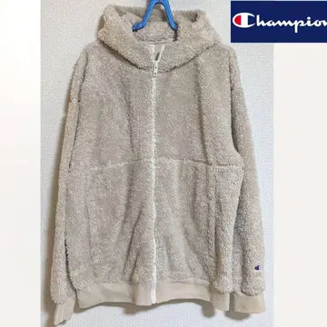Champion 플리스 자켓 XL 베이지