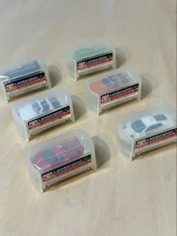 람보르기니 미니어처 카 컬렉션 6종