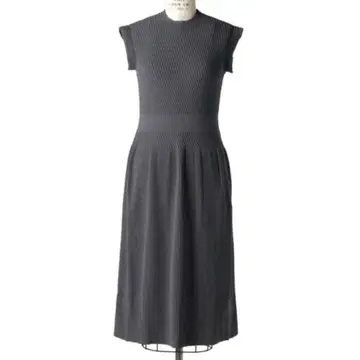 Drawer 14G 케이블 짜임 슬리브리스 원피스