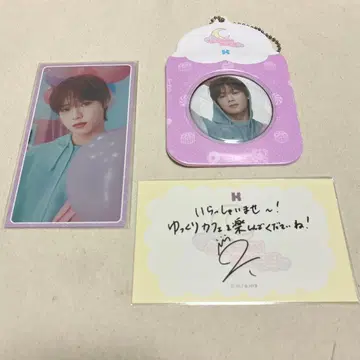 &TEAM cafe K 케이 특전 캔뱃지 메시지 카드