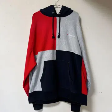 [ 구제 의류 ] 90s Champion 패치워크 후드티