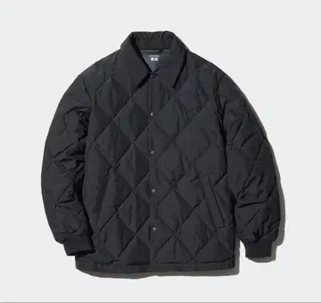 유니클로 퍼프 테크 퀼팅 자켓 블랙 S 사이즈