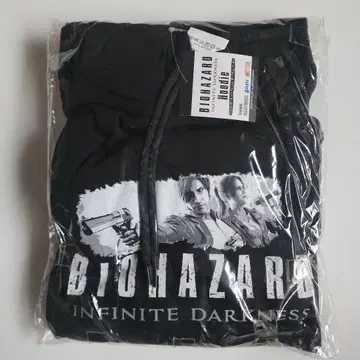 바이오하자드 인피니티 다크니스 후드티 블랙