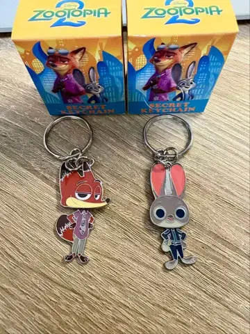 디즈니 스토어 주토피아2 시크릿 키체인 주디닉 세트