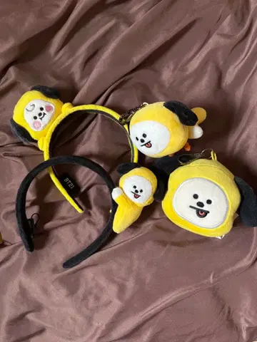 BT21 Chimmy 봉제 인형 머리띠