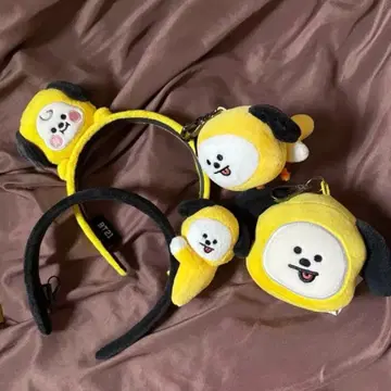 BT21 Chimmy 봉제 인형 머리띠