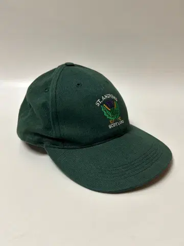 ST. ANDREWS SCOTLAND 그린 자수 캡