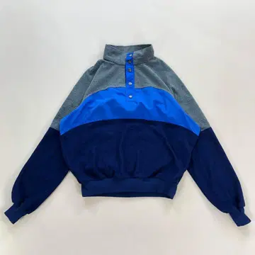 [레어] 80s-90s LIFT LINE 얇은 소재 스냅 버튼 플리스