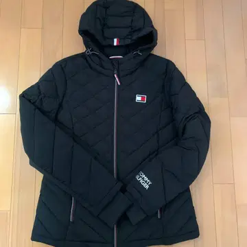 TOMMY HILFIGER 퀼팅 패딩 자켓 블랙 M