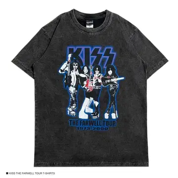 마지막 1점! KISS 키스 L 사이즈 반팔 티셔츠 락 밴드T