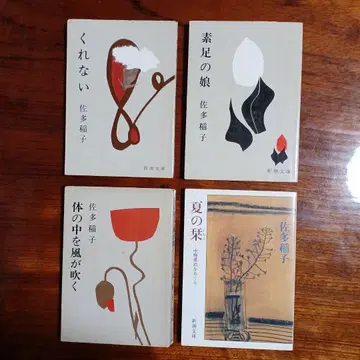 사타 이나코 신초 문고 4권 세트입니다.