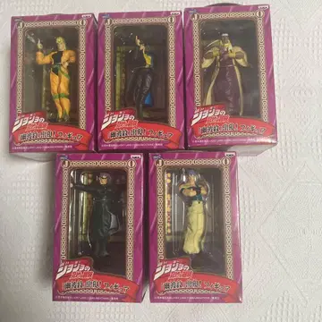 죠죠의 기묘한 모험 유파문(스탠드) 등장! 피규어 5체 세트 컴플리트