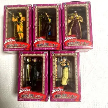 죠죠의 기묘한 모험 유파문(스탠드) 등장! 피규어 5체 세트 컴플리트