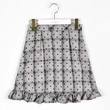 evelyn 하트 도트 스커트