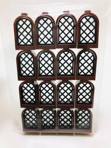 [ 미사용 새상품 ] 레고 LEGO 창문 라운드 1x2x2 2/3 16개