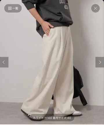 JOURNALSTANDARDrelume 워셔블 코듀로이 팬츠 40