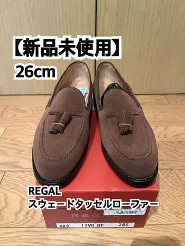[ 미사용 새상품 ] 26cm REGAL 스웨이드 태슬 로퍼