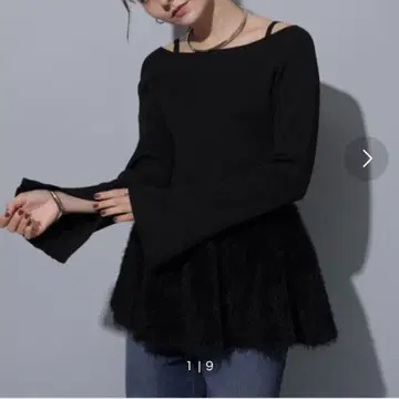 리랜드트루 페플럼 샤기 풀오버