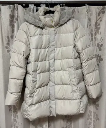 GLOBAL WORK 우크 실루엣 발수 다운 코트 라이트 그레이 M