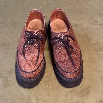 George Cox 레오파드 무늬 로퍼