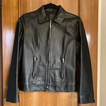 COMME CA 천연 가죽 라이더 자켓