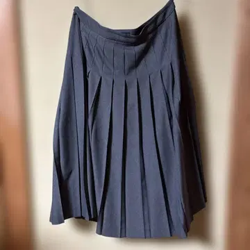 키이스 L44 사이즈 그레이 플리츠 스커트