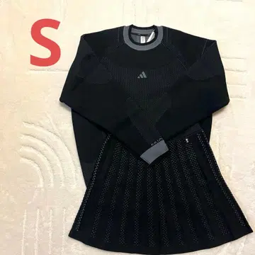 아디다스 골프 프라임 니트 여성용 플리츠 S 사이즈