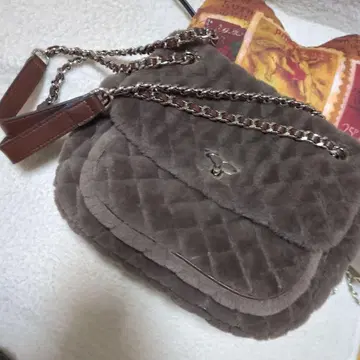 사보이 퍼 숄더 백 가을 겨울 여성용 가방