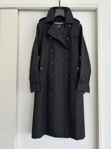 아쿠아 스큐텀 트렌치코트 블랙 6 라이너 포함 베이직