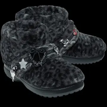 클래식 앰퍼게터블 레오파드 부츠 crocs JP 24cm